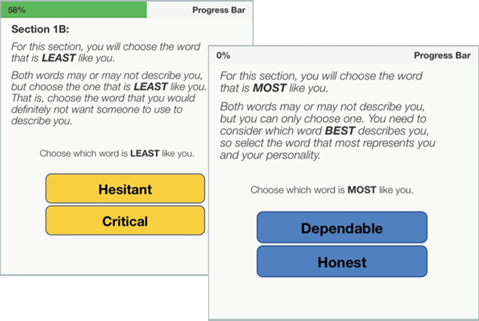 Candidate Experience Samples